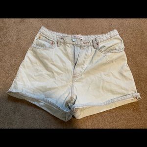 Zara USA 10 shorts light wash